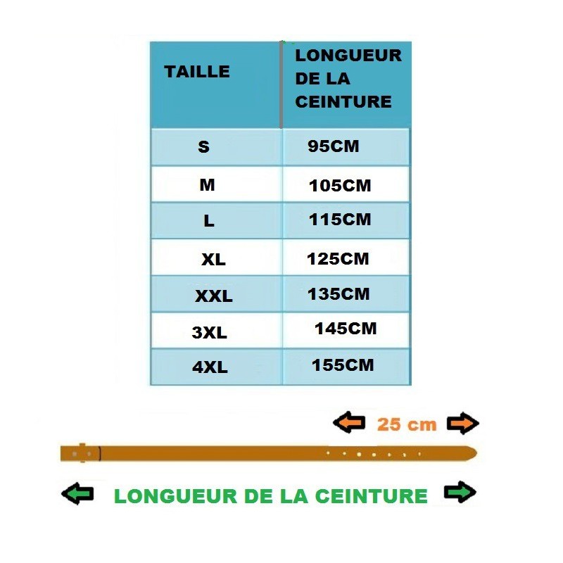 Ceinture Élégante en Cuir Véritable - Noire | Kaufen auf